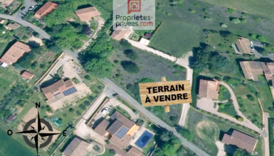 Beau terrain Luberon libre constructeur