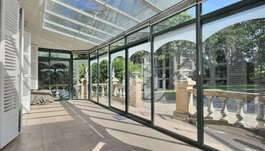 appartement dans demeure au cœur d'un parc.