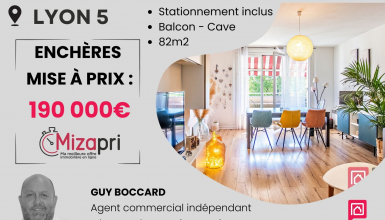 Vente T4 82m2 + Balcon + cave + Parking en sous-sol