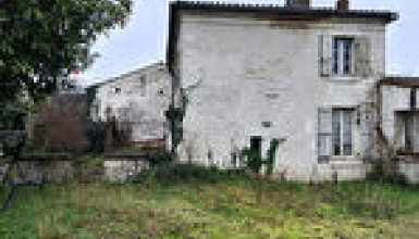 Maison à Rénover 10 mn de Cognac, 4 ch, jardin