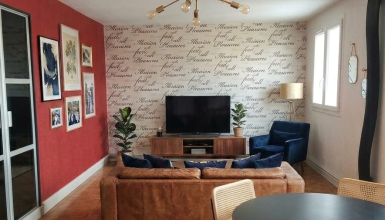 Appartement 2 chambres avec jardin commun  - tours centre